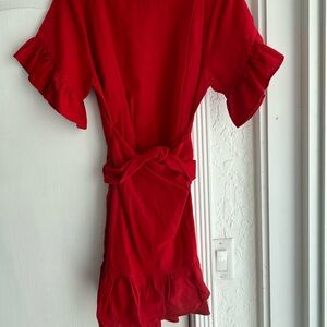 Socialite Vibrant Red Mini Dress